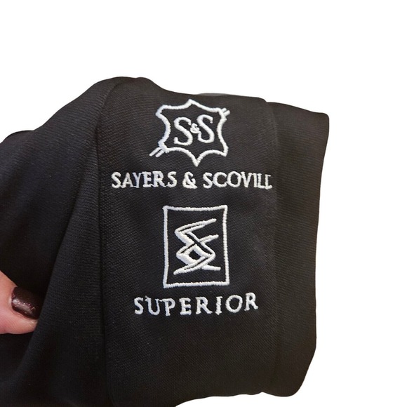 Nike Mens Golf Dri-Fit Pullover Athletic Sweatshirt Quarter-Zip Black Gray SZ L - Picture 3 of 4